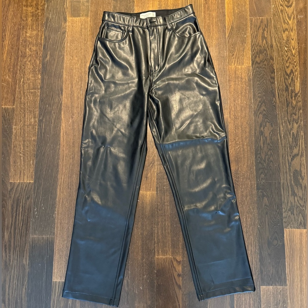 Abercrombie leather pants